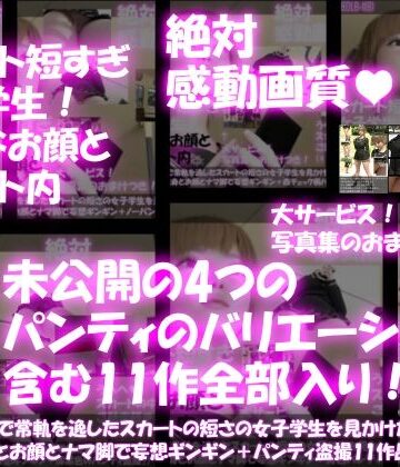 早朝のバス内で常軌を逸したスカートの短さの女子学生を見かけた。（一ノ瀬廻里・綺麗でそそるナマ脚とご尊顔をじっくり撮影＆その後スカート内盗撮・未公開の4作品を含む11作品全部入り総集編！）