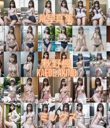 AI写真集 秋野楓 Kaede Akino ミックス