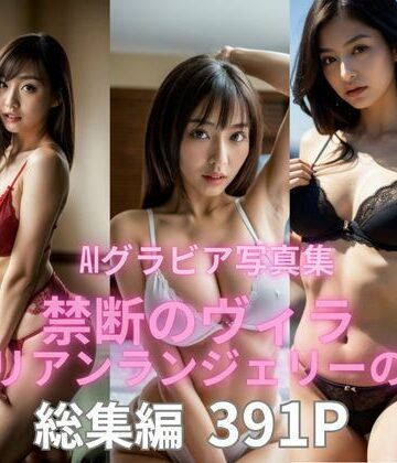 AIグラビア写真集 禁断のヴィラ イタリアンランジェリーの誘惑 総集編