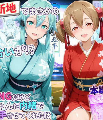 卑猥新地でまさかの知り合いが！？本当はNGだけどおばちゃんに内緒で好き勝手させてくれた話〜シリカ・シノン編
