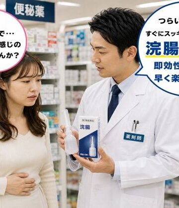 薬局で便秘相談したら浣腸をオススメされてします女子 1