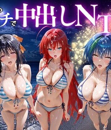 夜のビーチで中出しNTR ハ〇スクールD×D編