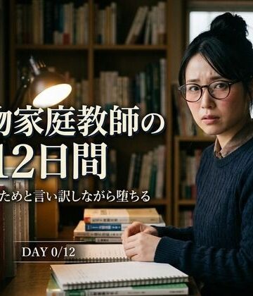堅物家庭教師・佐倉先生の12日間 〜‘集中力を上げるため’と言い訳しながら堕ちる同棲調教日誌〜
