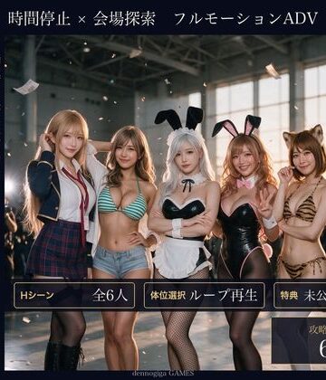 【スマホ対応】時が止まったコスプレ会場で【黒海ジュリア❤デモ・体験版あり】レビュー4.00
